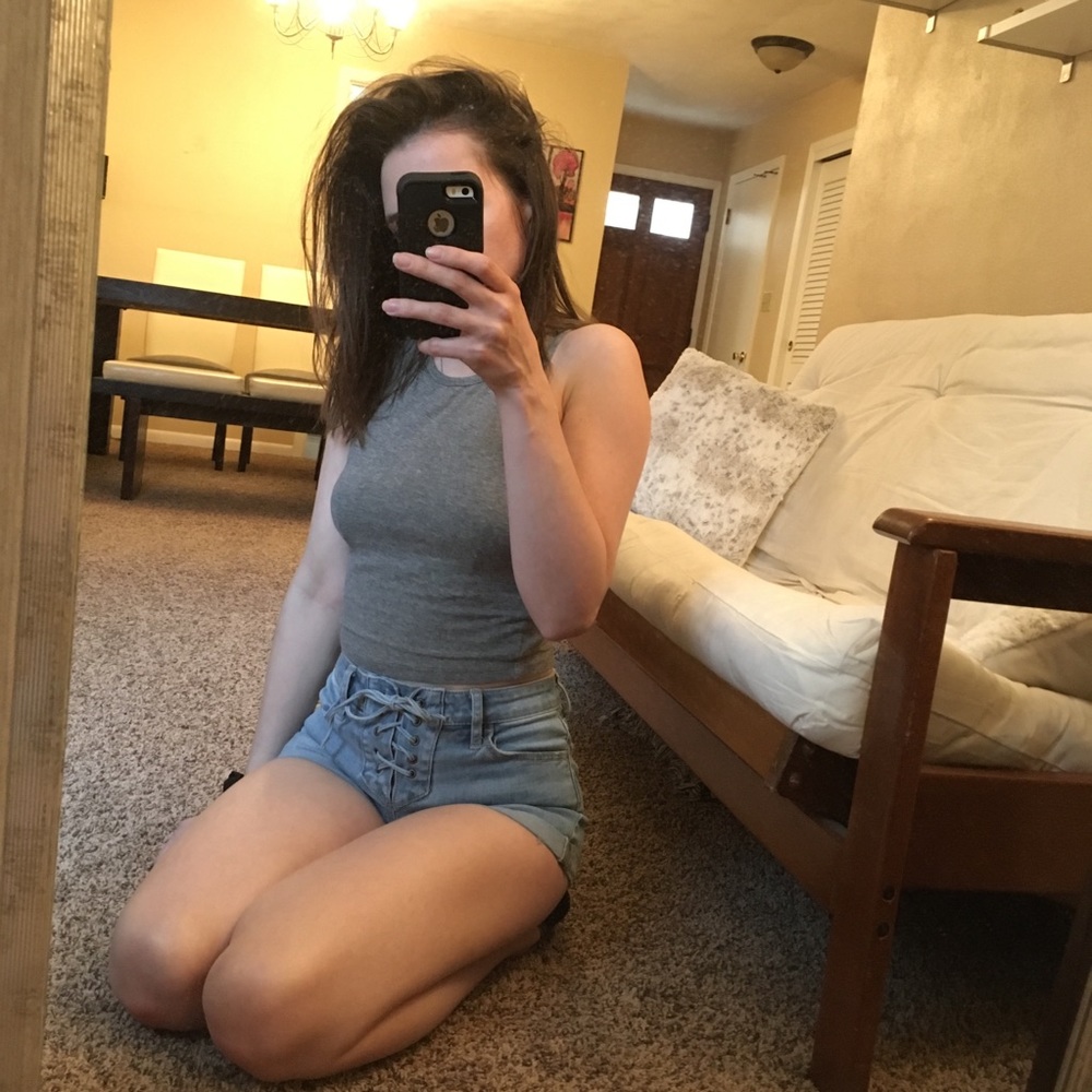 Pac Sun lace up shorts